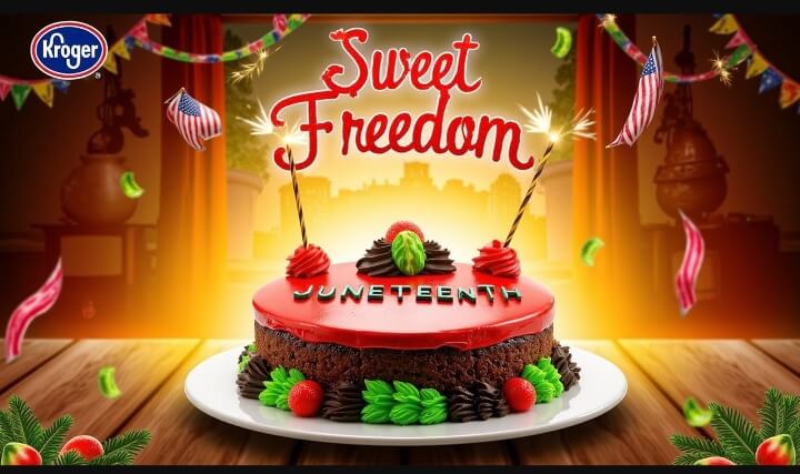 Read more about the article Sweet Freedom on a Plate: Kroger’s Juneteenth Cakes Light Up Celebrations