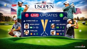 Read more about the article US Open Leaderboard 2025: Live Updates, Surprises, and Top Contenders